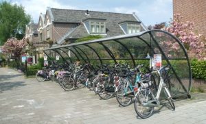 Overdekte fietsenstalling
