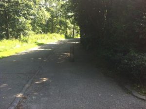 Fietspaaltje op Alpenpad