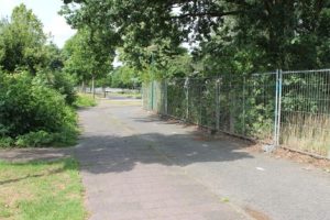 De verbeterde situatie aan de Bouwdriest